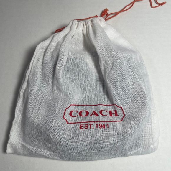 NWOT Coach signature black/white 100% silk zebra print scarf PRICE FIRM - Picture 10 of 10